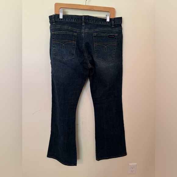 Calvin Klein Mid Rise Vintage Flares size 15 90’s Vintage! - Picture 5 of 11